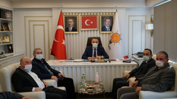 AK PARTİ TARAKLI İLÇE YÖNETİMİ YUNUS TEVER’İ ZİYARET ETTİ.