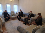 Kaymakam Küçük Şehit Ailesi ,Gazi ve Ailelerini Ziyaret Etti.