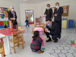 Kaymakam Küçük Yüzyüze Eğitime Başlayan okulları ziyaret etti