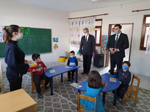 Kaymakam Küçük Yüzyüze Eğitime Başlayan okulları ziyaret etti