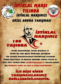 İstiklal Marşımızı Güzel Okuma Yarışması