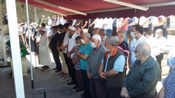 MUZAFFER GEZER DUALARLA SON YOLCULUĞUNA UĞURLANDI.