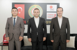 Taraklı’lı Öztürk, Hak-İş'i ziyaret etti