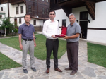 ​ Taraklı Kaymakamı Levent Küçük onuruna veda yemeği düzenlendi.