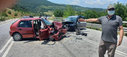 Geyve Yolunda Trafik Kazası
