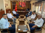 Başkan ve Belediye Meclis Üyelerinden Kaymakam'a Ziyaret