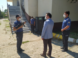 Kaymakam Hacıismailoğlu İlçe Emniyet Amirliği ve İlçe Jandarma Komutanlığı'nı Ziyaret Etti