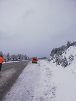 Taraklı-Geyve Yolunda Kar ile Mücadele Aralıksız Sürüyor