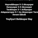 TARAKLISPOR 3 ARİFİYESPOR 1