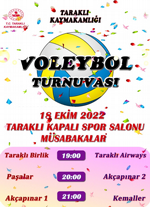 Voleybol turnuvasında Heyecan Başladı