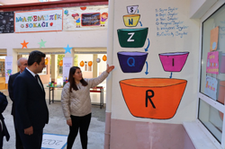 İl Millî Eğitim Müdürü Savaşçı Matematik Sokağını Ziyaret Etti