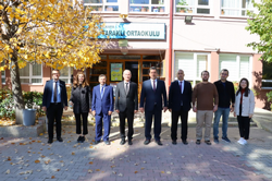İl Millî Eğitim Müdürü Savaşçı Matematik Sokağını Ziyaret Etti