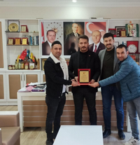 Taraklıspor'dan Belediye Başkanına Ziyaret