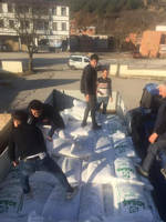 21 Ton Gübre Dağıtıldı