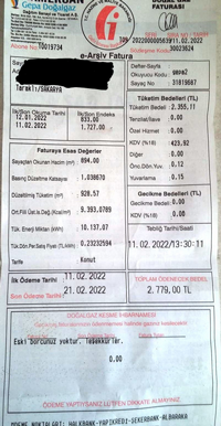 Daha İlk Doğalgaz Faturası Korkuttu.