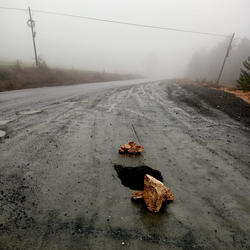 Çöken Yol Kazalara Davetiye Çıkartıyor
