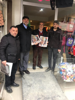 Taraklı Saadet Erbakan Özel Sayısı Gazete Dağıttı