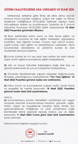 Vali Kaldırım açıkladı