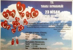 23 Nisan Programı