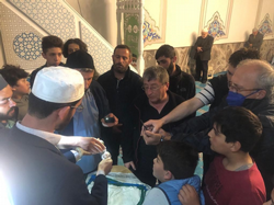 Taraklı Aşağı Cami’de Sakal-ı Şerif izdihamı