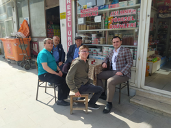 KAYMAKAM HALİS HACIİSMAİLOĞLU KAHVEHANEDE VATANDAŞLARLA SOHBET ETTİ