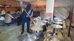 İçdedeler Mahallesi'n de Hayır Pilavı