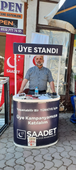 SAADET PARTİSİ TARAKLI’DA ÜYE KAYIT STANDI KURDU