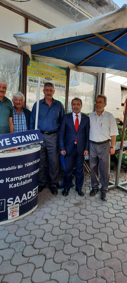 SAADET PARTİSİ TARAKLI’DA ÜYE KAYIT STANDI KURDU