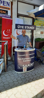 SAADET PARTİSİ TARAKLI’DA ÜYE KAYIT STANDI KURDU