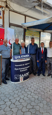 SAADET PARTİSİ TARAKLI’DA ÜYE KAYIT STANDI KURDU