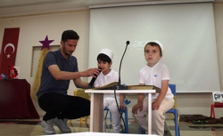 4-6 yaş Kur'an kurslarından yılsonu etkinliği