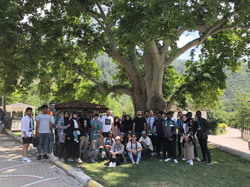 Uluslararası öğrenciler Tarihi ve Doğal Güzellikleri gezdiler