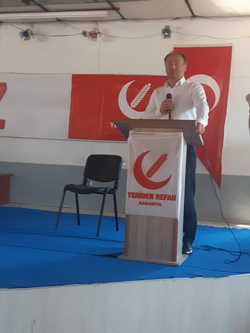 Yeniden Refah Partisi'nin Taraklı İlçe Başkanlığı Kongresi gerçekleştirildi.