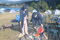 Karagöl’e çıkartma yaptılar