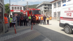 Taraklı Devlet Hastanesinde yangın tatbikatı gerçekleştirildi.