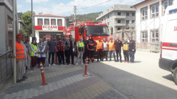 Taraklı Devlet Hastanesinde yangın tatbikatı gerçekleştirildi.