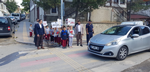 TARAKLI’DA YAYALARA ÖNCELİK DURUŞU ,HAYATA SAYGI DURUŞU