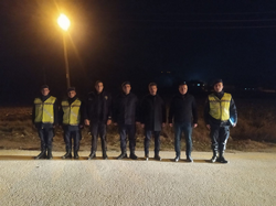 Yıl Başında Asayiş Kontrol Noktalarını Ziyaret Ettiler