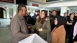 Kaza kurbanı Enise hemşireye çalıştığı hastanede tören