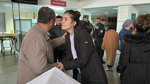 Kaza kurbanı Enise hemşireye çalıştığı hastanede tören
