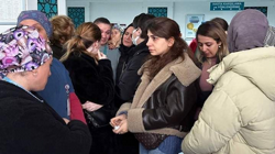 Kaza kurbanı Enise hemşireye çalıştığı hastanede tören