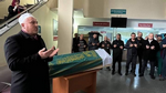 Kaza kurbanı Enise hemşireye çalıştığı hastanede tören