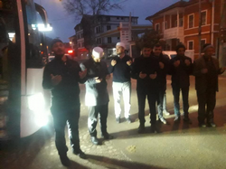 Umreciler dualarla uğurlandı