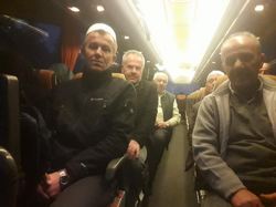 Umreciler dualarla uğurlandı