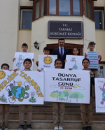 Öğrencilerden Dünya Tasarruf Günü Etkinliği