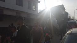 Taraklı ilçesinde deve sırtında gelin gezdirdiler