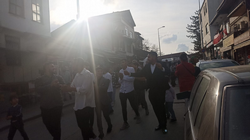 Taraklı ilçesinde deve sırtında gelin gezdirdiler