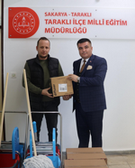 Okullara hijyen desteği malzemeleri dağıtıldı