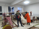 Taraklı Kaymakamı Halis Hacıismailoğlu ve eşi Halk Eğitim Merkezi Bez Dokuma Kursunu Ziyaret Etti