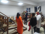 Taraklı Kaymakamı Halis Hacıismailoğlu ve eşi Halk Eğitim Merkezi Bez Dokuma Kursunu Ziyaret Etti